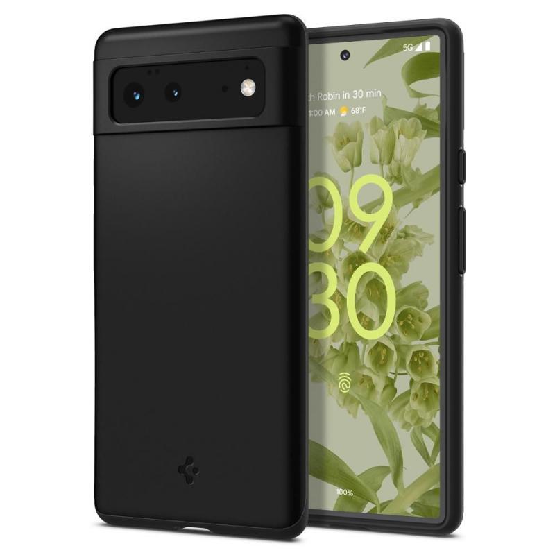 Husa slim Spigen Thin Fit compatibila cu Google Pixel 6 Black